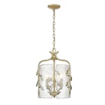 Used Golden Lighting 3160-3P Wg-hwg Calla PENDANT-18.25 Inches Tall. Fixed Price $424.99.