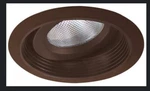 Elco Lighting 6" Bronze Baffled Can Trim. Fixed Price $26.50.