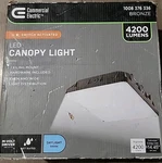 Commercial Electric Led Canopy Light 1008376336 4200 Lumens Bronze New. Fixed Price $19.95.