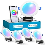 Sunco 4 Pack 6 Inch Smart Ultra Thin Led Recessed Ceiling Lights Slim,. Fixed Price $96.79.