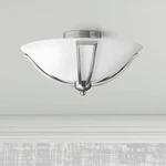 Hinkley Bolla 16 3/4" Wide Brushed Nickel Ceiling Light. Fixed Price $299.00.