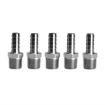 Stainless Steel 3/16" Hose Barb To 1/8" Male Npt Home Brew Fitting Water Fuel.... Fixed Price $24.29.