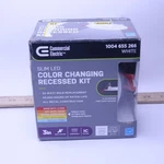 Commercial Electric Ultra Slim Canless Recessed Integrated Led Kit 3". Fixed Price $5.58.