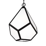 Feiss P1375BK Diamond Black Pendant Lighting, - 19.5" Height. Fixed Price $199.99.