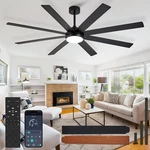 Bvenubiglite Large Ceiling Fan Light 66 Inch Indoor/outdoor Reversible Dc. Fixed Price $184.53.