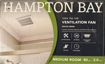 Hampton Bay 80 Cfm Ceiling Mount Roomside Installation Bathroom Exhaust Fan New. Fixed Price $26.99.
