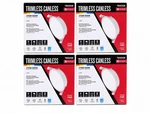 Pack Utilitech Trimless Canless Led Recessed Downlight 4" Dimmable 2700K-6500K. Fixed Price $49.99.