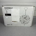 New Box Ikea Ramsele Geometric Flower Pendant Lamp Discontinued Chandelier. Fixed Price $134.99.