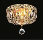New Elegant Tranquil Flush Mount Light Gold Dining Room Foyer & Hallway 2528F8. Fixed Price $149.99.