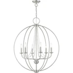 Livex Lighting 40916-91 Arabella Chandelier Brushed Nickel. Fixed Price $599.96.