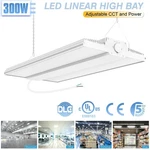 Kukuppo 45000LM 300W Led Linear High Bay Shop Hanging Lights Warehouse Garage. Fixed Price $118.99.