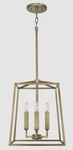 Capital Lighting 537641AD Thea Aged Brass Lantern Foyer Pendant Chandelier. Fixed Price $175.00.
