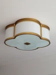 Minka-lavery Flush Mount 45W Led Fixture, Liberty Gold, 1824-249 22" -- Mint. Fixed Price $395.00.