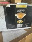 Hampton Bay 13" Convertible Light Fixture Kit, White. Fixed Price $34.00.