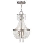 Livex Lighting 51853-91 Valentina Brushed Nickel Pendant. Fixed Price $717.90.