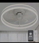Oaks Aura 20 In. Integrated Led Light White Low Profile Ceiling Fan Remote & App. Fixed Price $69.99.
