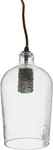 Elk 10331/1CLR 5" Hammered Glass Mini Pendant, Oil Rubbed Bronze. Fixed Price $131.61.