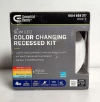 Commercial Electric Ultra Slim In. Selectable Cct Led Recessed Light Kit 91460. Fixed Price $9.29.