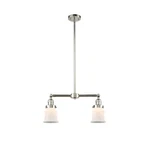 Innovations Sm Canton 2-LT Chandelier, Nickel/frost Bell 209-PN-G181S-LED. Fixed Price $466.40.