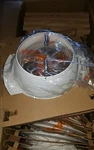 Halo 6" White Recessed Lighting Tapered Baffle W/ Trim Ring (18PC Case). Fixed Price $149.99.