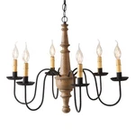 Harrison Chandelier In Pearwood. Fixed Price $579.95.