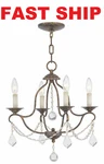 Livex Lighting 6424-71 Chesterfield Mini Chandelier, Venetian Golden Bronz. Fixed Price $150.00.