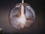 Uolfin Modern Globe Kitchen Island Pendant 1-LIGHT Gold With Seed Glass. Fixed Price $50.96.