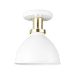 Globe Electric Pearl 9 In. 1-LIGHT Matte White Semi-flush Mount Ceiling. Fixed Price $23.20.