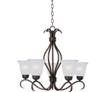 Maxim Basix Chandelier, 5-LIGHT Incandescent 300 Total Watts, Oil Rubbed Bronze. Fixed Price $110.30.