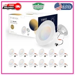 Pack 6 Inch 5CCT Dimmable Led Recessed Lights, 12W=75W, 1200LM, Selectable.... Fixed Price $82.55.