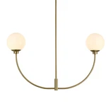 Elegant Lighting LD816D36 Nyomi 2 36"W Chandelier - Gold. Fixed Price $102.00.