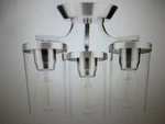 Progress Lighting Lassiter 13 In. Brushed Nickel 3-LIGHT Semi-flush Mount. Fixed Price $66.45.