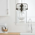 Kichler Lighting Brinley Collection 1-LIGHT Brushed Nickel Mini Pendant. Fixed Price $92.97.
