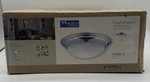 Progress Lighting Flush Mount Fixture Chrome Alabaster Glass P3688-15. Fixed Price $34.99.