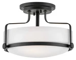 Hinkley Lighting 3641 Harper 15"W Semi-flush Bowl Ceiling Black. Fixed Price $339.00.