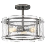 Fortress 3 Semi-flush Mount Quoizel Lighting FTS1716MM. Fixed Price $549.99.