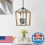 Safavieh PND4096A Valdis 4-LIGHT Black/grey Adjustable Led Pendant. Fixed Price $175.55.