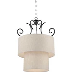 Fairfield 9-LIGHT Antique Iron Chandelier By Volume Lighting. Fixed Price $349.00.