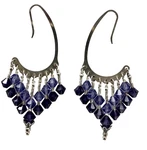 Swarovski Crystal Chandelier Earrings Sterling Silver Handmade New. Fixed Price $87.00.