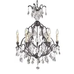 World Imports WI2616-89 Timeless Elegance 6-LIGHT Crystals Chandelier, Bronze. Fixed Price $149.99.