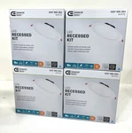 4PK Commercial Electric Ultra Slim 8 In. Round Adj Color Temp Canless Recessed. Fixed Price $54.44.