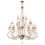 Livex Isabella 21 Light Foyer Chandelier, Euro Bronze/crystals 51919-36. Fixed Price $5131.96.