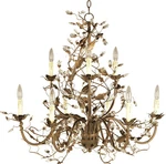 Maxim 2852EG Elegante 29" 9-LIGHT Multi-tier Chandelier In Etruscan Gold. Fixed Price $998.00.