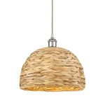 Innovations Lighting 516-1P-11-12 Woven Rattan Pendant Polished Nickel /. Fixed Price $270.60.