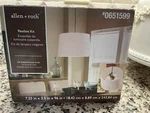 Allen + Roth Pendant Kit #0651599 Oil Rubbed Bronze Metal Light W/ Cord. Fixed Price $19.99.