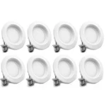 4 Led Retrofit Recessed Light 65W Equivalent Using 10W 700 Lumen 90 Cri Dimma. Fixed Price $70.04.