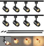 Zoomable Led Track Light Kit With 6.6FT Type Rails, Dimmable Black Li.... Fixed Price $232.48.