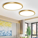 Pack 12" Gold Led Ceiling Light Fixture Flush Mount, 24W (240W Eqv). Fixed Price $96.96.