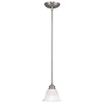 Livex Lighting 1340-91 Essex Mini Pendant Brushed Nickel. Fixed Price $89.96.