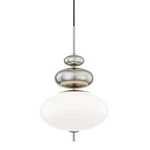 One Light Pendant-polished Nickel Finish Pendants 735-BEL-3371003 Bailey. Fixed Price $392.00.